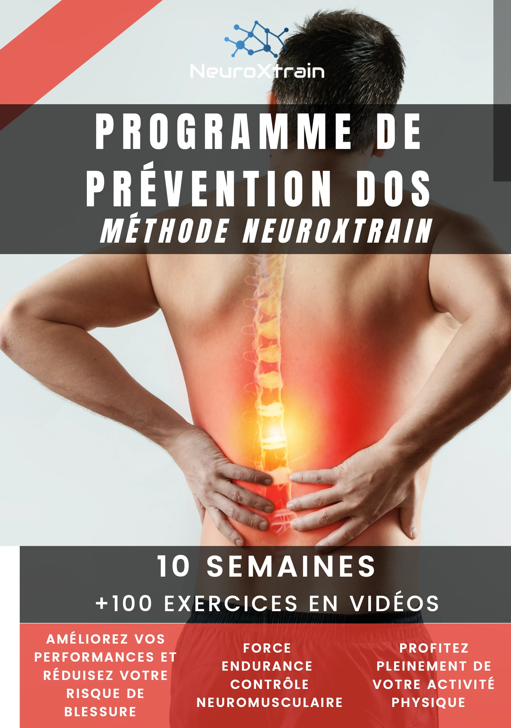 Programme de prévention DOS - 10 semaines - Méthode NeuroXtrain