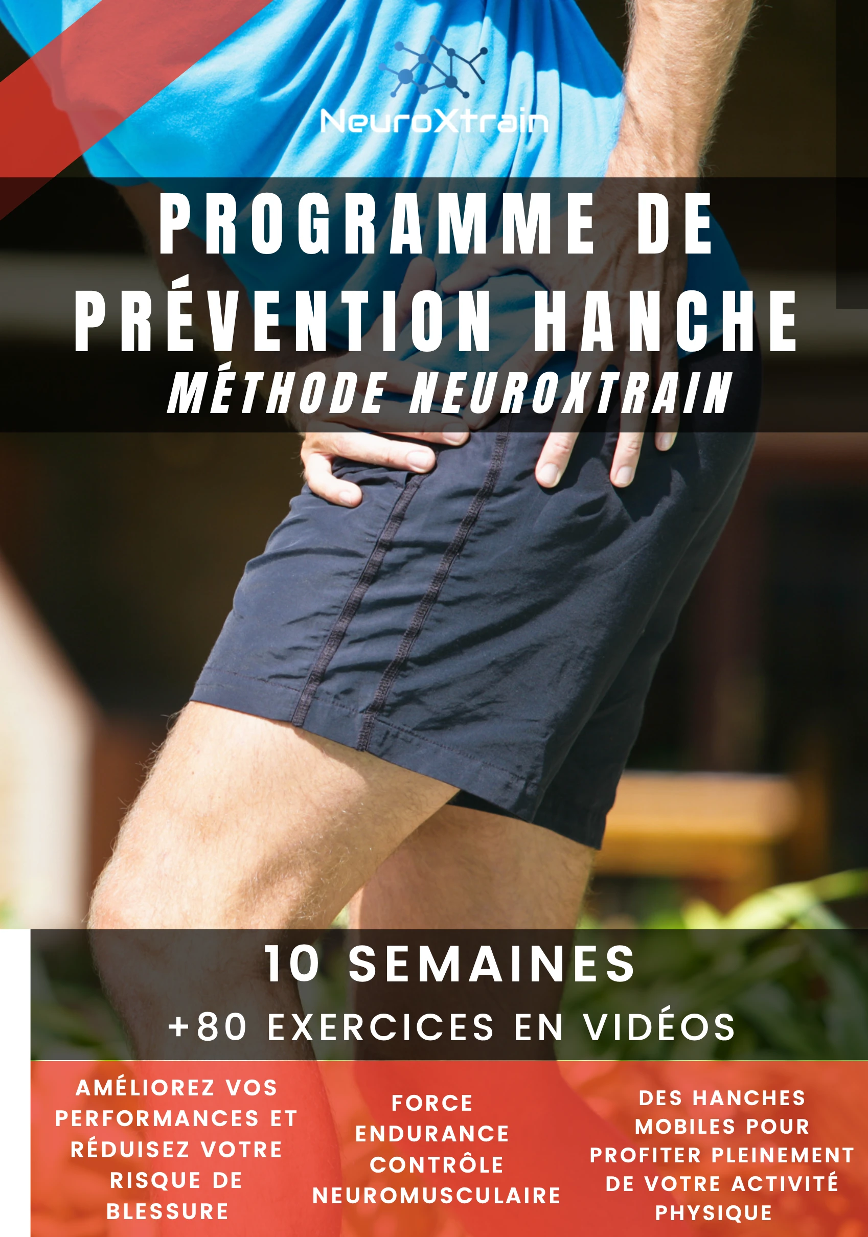 Programme de prévention HANCHE - 10 semaines - Méthode NeuroXtrain